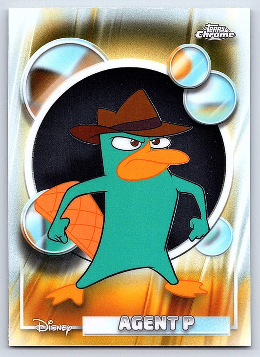 Agent P #117 Base — Topps Chrome Disney