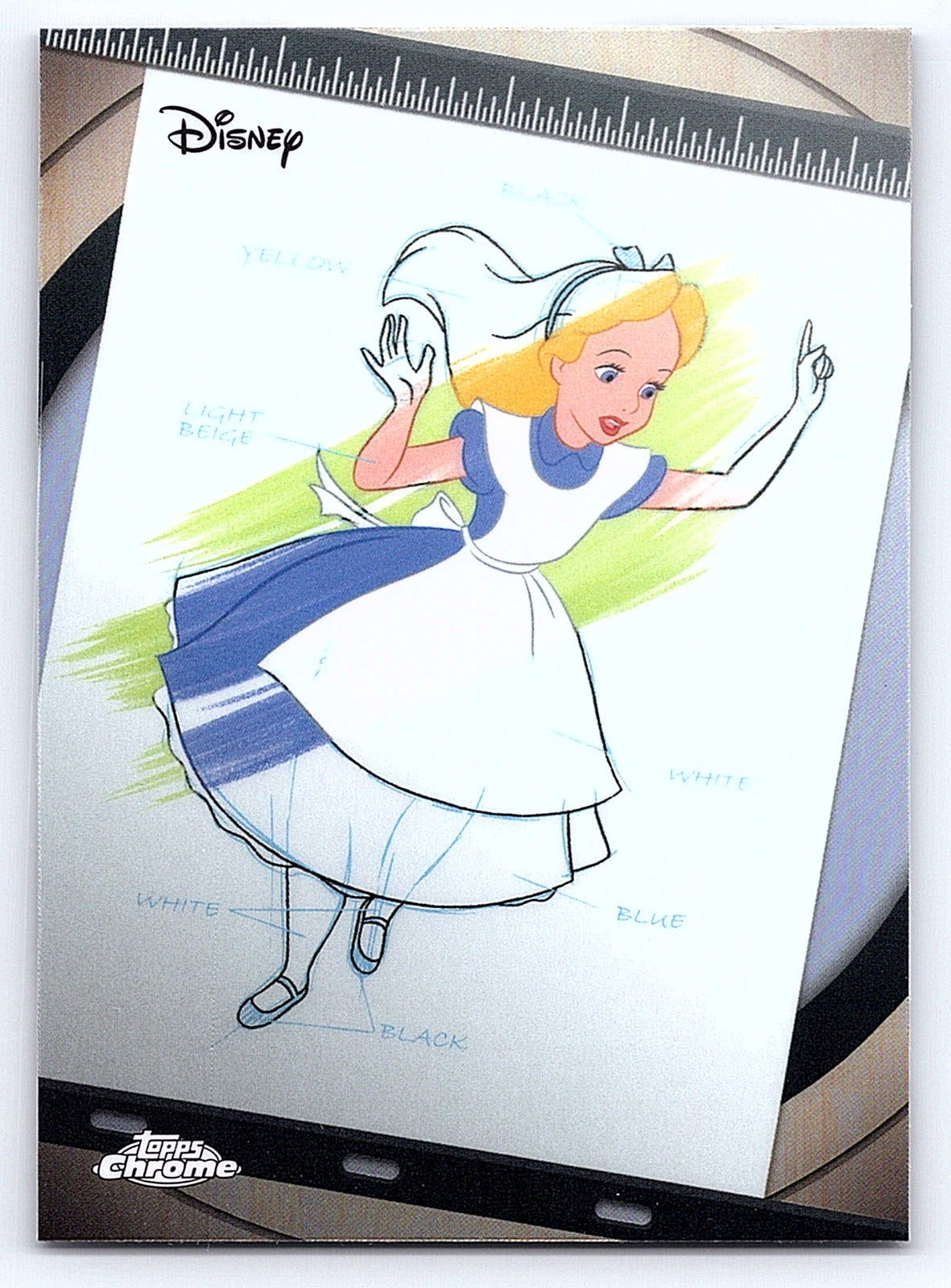 Alice #I&P 8 Disney Ink & Paint — Topps Chrome Disney Disney Ink & Paint