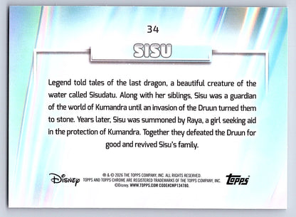 Sisu #34 Base — Topps Chrome Disney