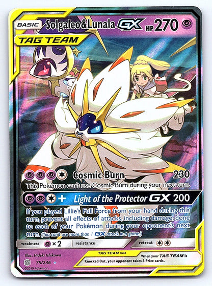 Solgaleo & Lunala GX 75/236 – SM - Cosmic Eclipse