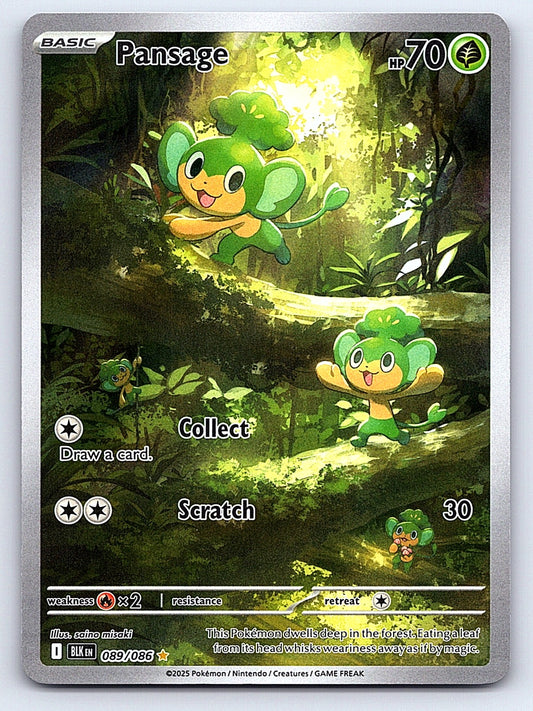 Pansage 089/086 – SV: Black Bolt