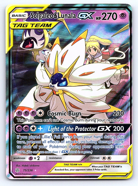Solgaleo & Lunala GX 75/236 – SM - Cosmic Eclipse