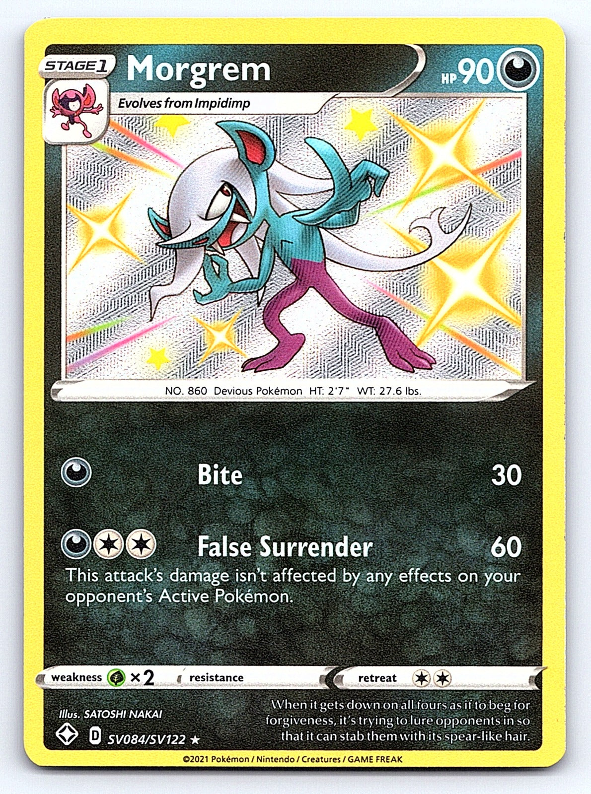 Morgrem SV084/SV122 – Shining Fates: Shiny Vault