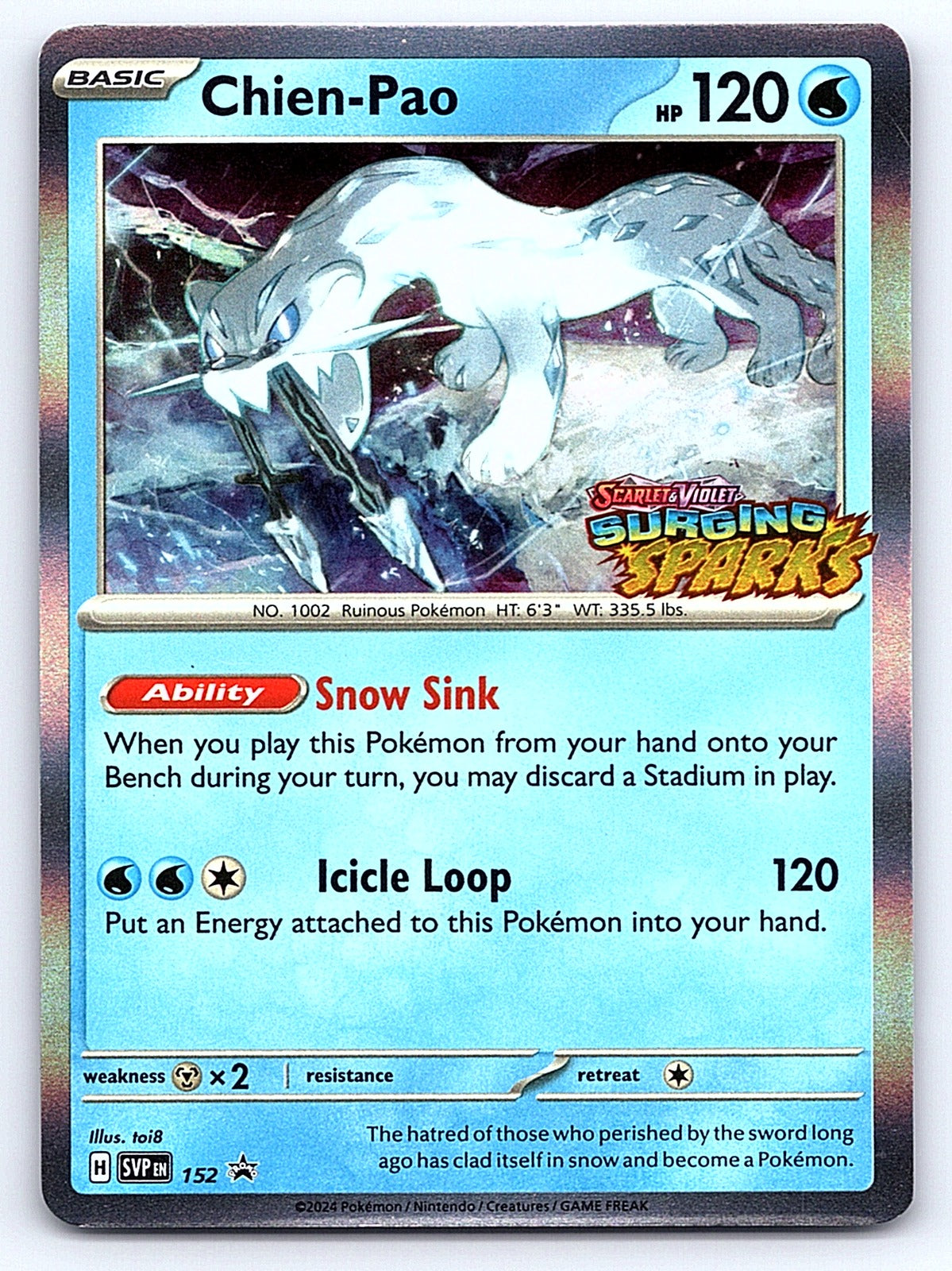 Chien-Pao 152 – SV: Scarlet & Violet Promo Cards