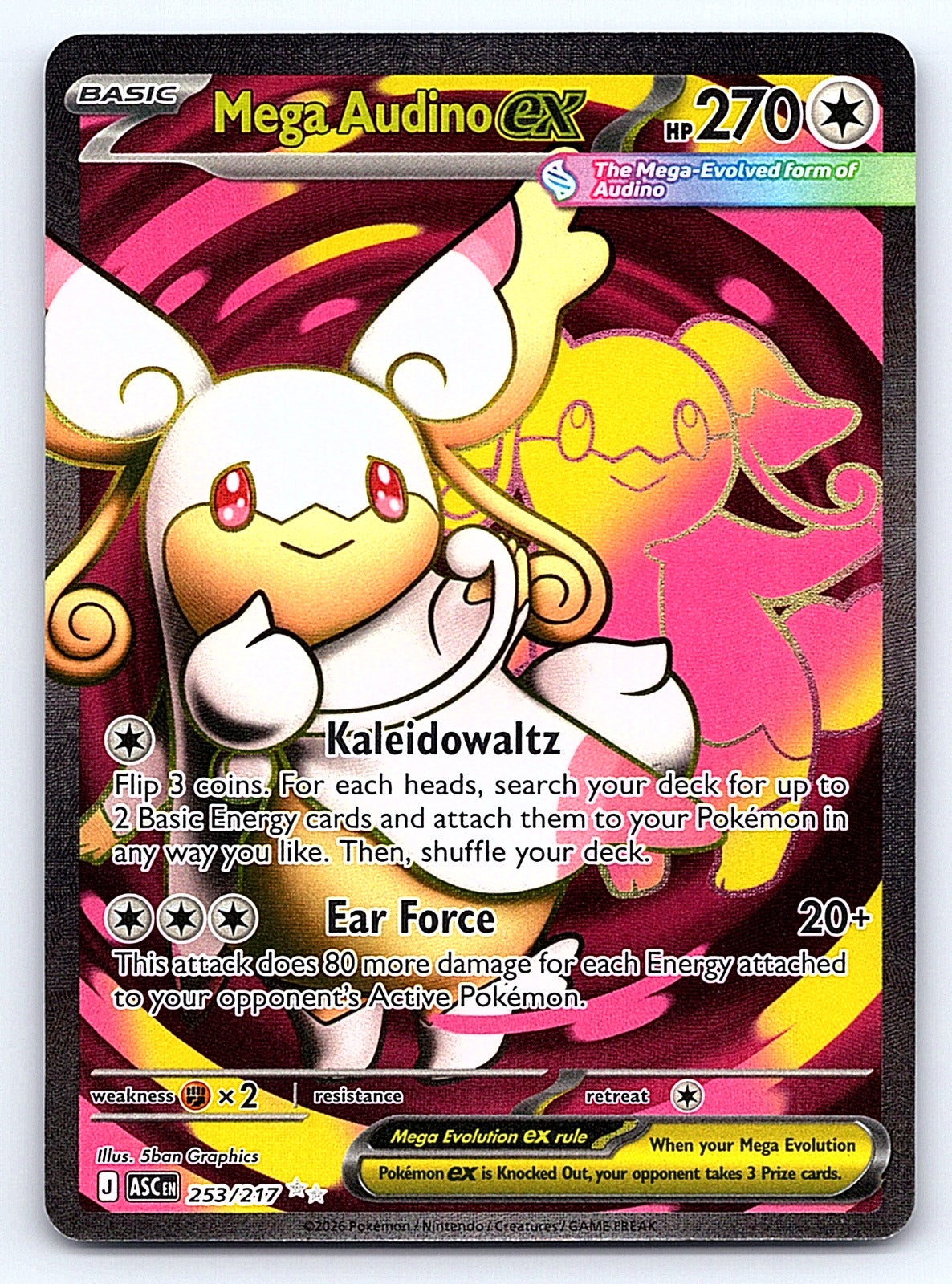 Mega Audino ex 253/217 – ME: Ascended Heroes