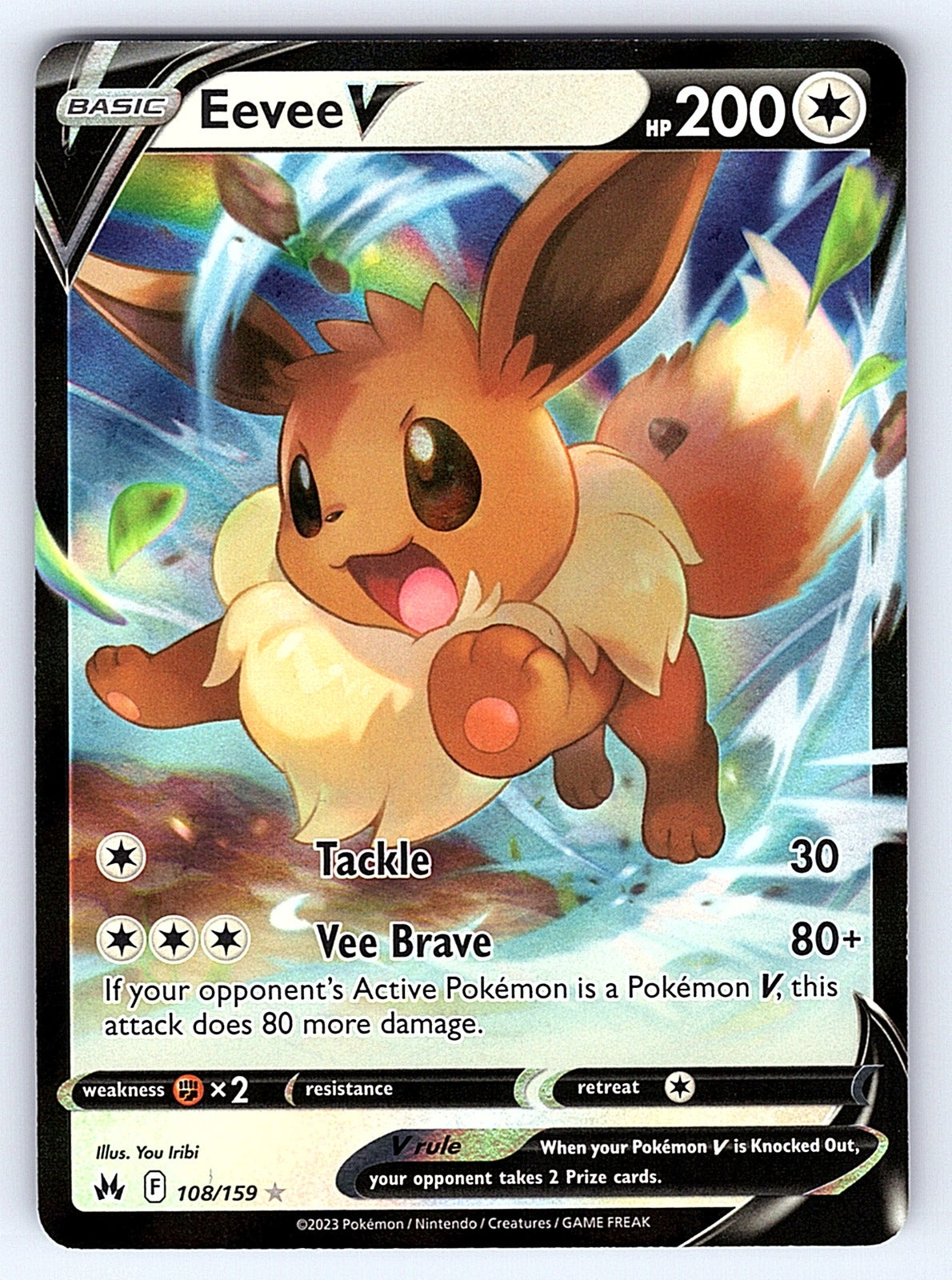 Eevee V 108/159 – SWSH: Crown Zenith