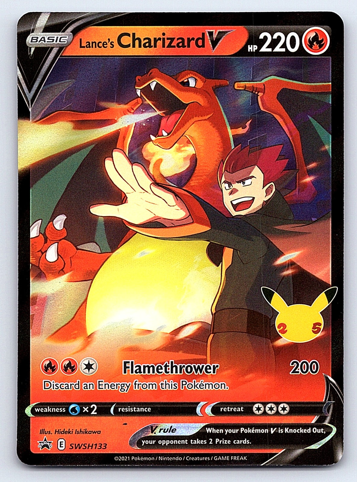 Lance's Charizard V SWSH133 – SWSH: Sword & Shield Promo Cards
