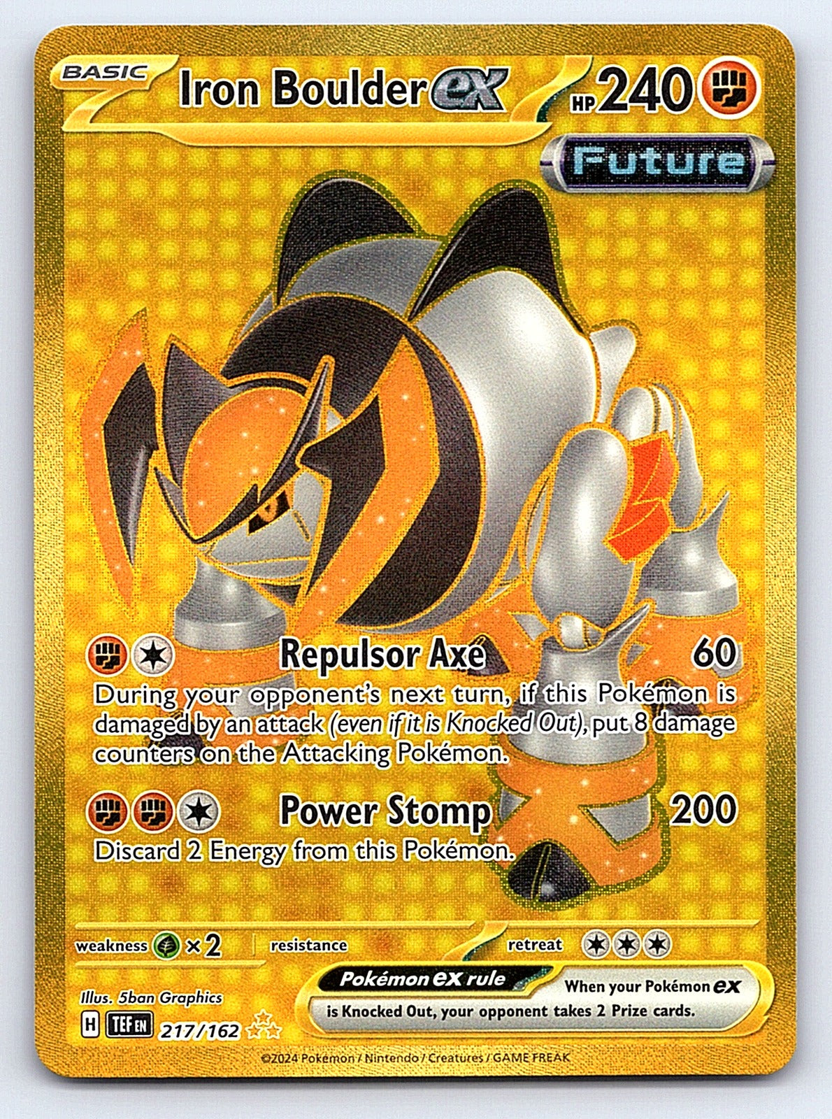 Iron Boulder ex 217/162 – SV05: Temporal Forces