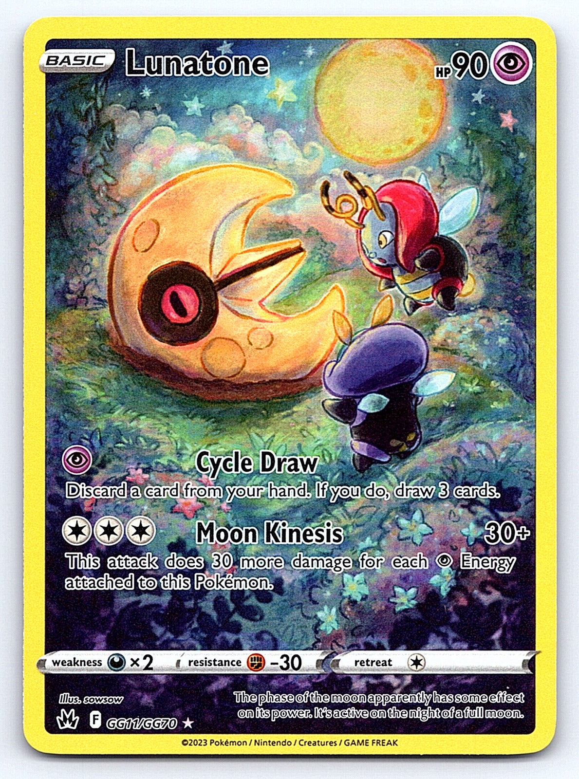 Lunatone GG11/GG70 – SWSH: Crown Zenith: Galarian Gallery