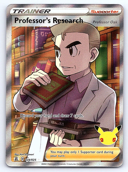 Professor's Research [Professor Oak] (Full Art) 024/025 – Celebrations