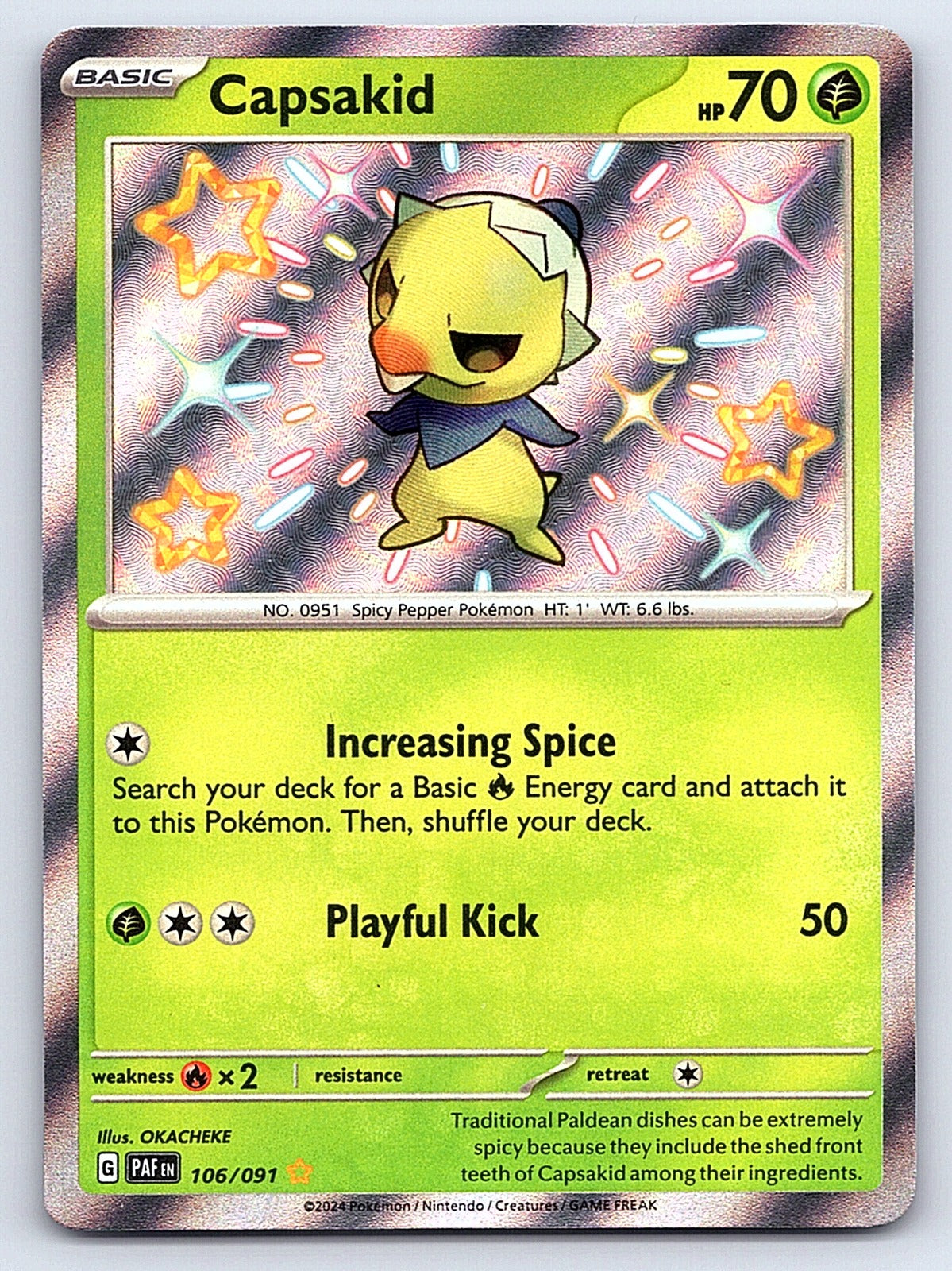 Capsakid 106/091 – SV: Paldean Fates