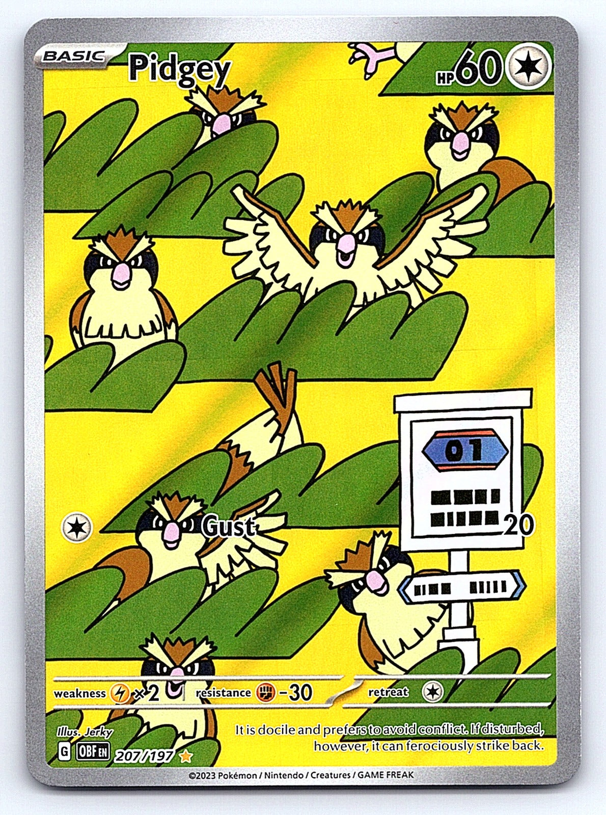 Pidgey 207/197 – SV03: Obsidian Flames