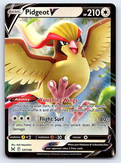 Pidgeot V 137/196 – SWSH11: Lost Origin