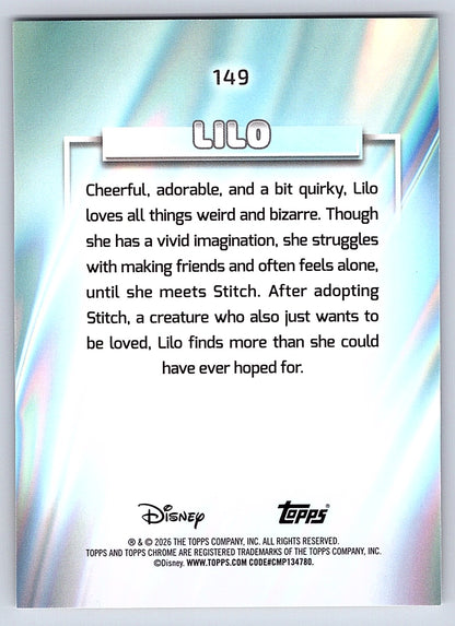 Lilo #149 Base — Topps Chrome Disney