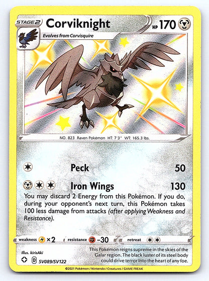 Corviknight SV089/SV122 – Shining Fates: Shiny Vault