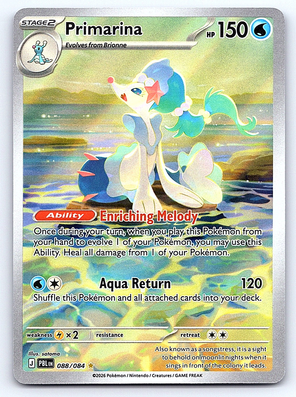 Primarina 088/084 – ME05: Pitch Black