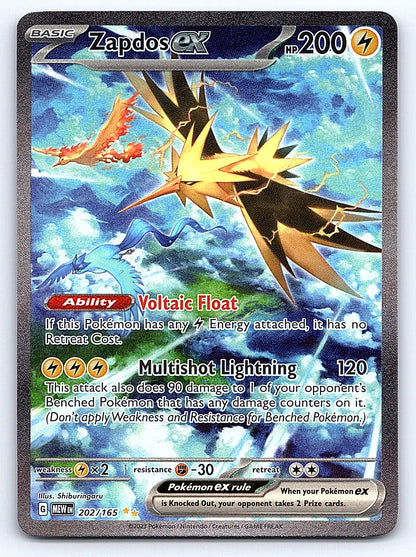 Zapdos ex 202/165 – SV: Scarlet & Violet 151