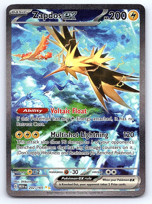Zapdos ex 202/165 – SV: Scarlet & Violet 151