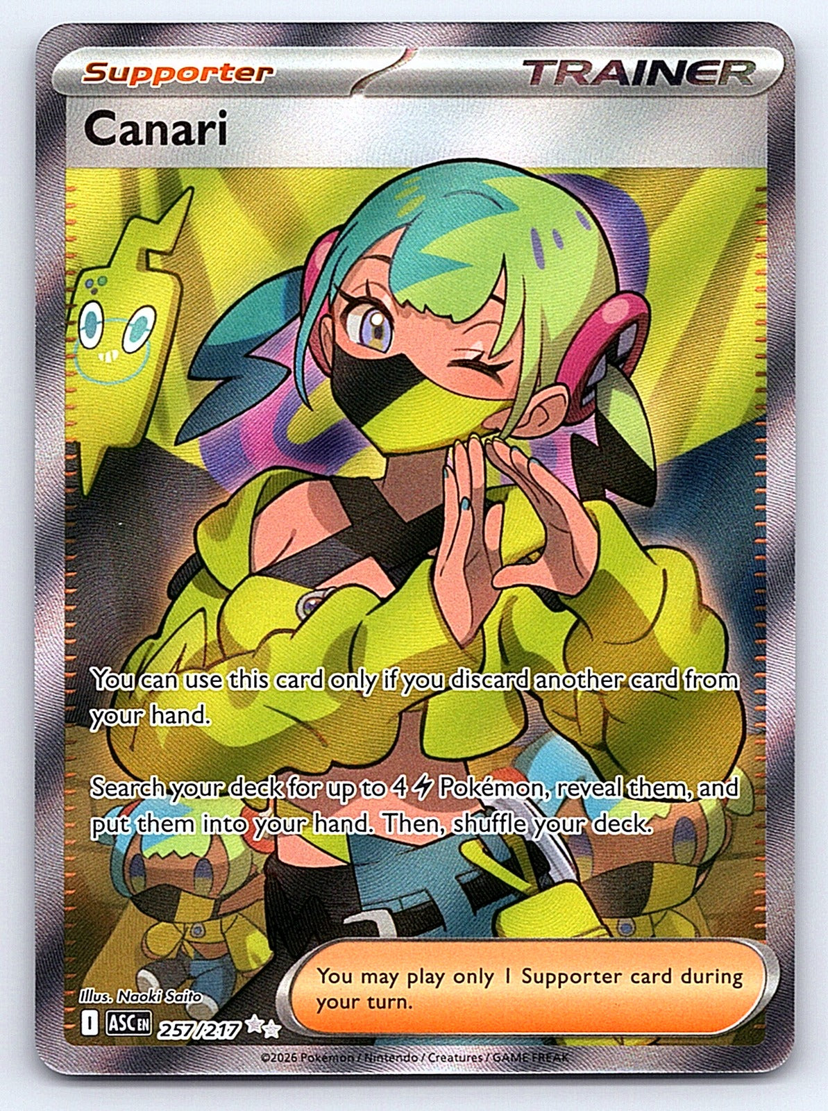 Canari 257/217 – ME: Ascended Heroes
