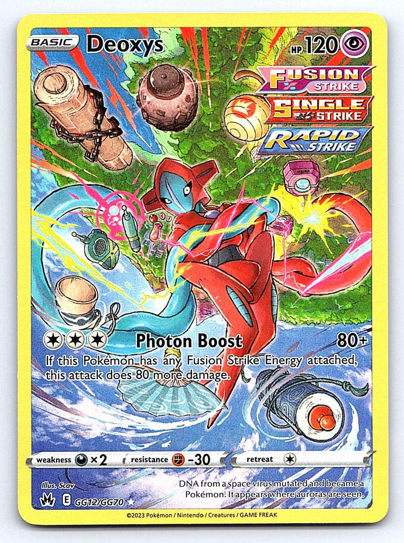 Deoxys GG12/GG70 – SWSH: Crown Zenith: Galarian Gallery