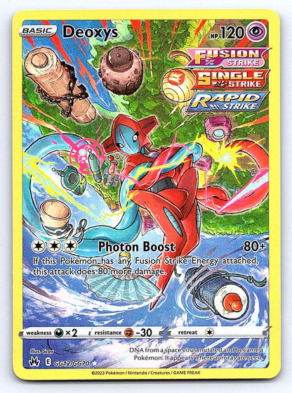 Deoxys GG12/GG70 – SWSH: Crown Zenith: Galarian Gallery