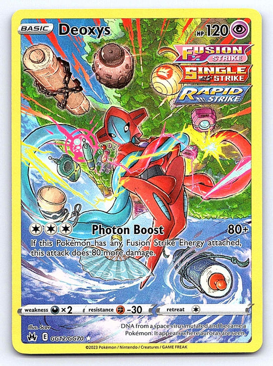 Deoxys GG12/GG70 – SWSH: Crown Zenith: Galarian Gallery