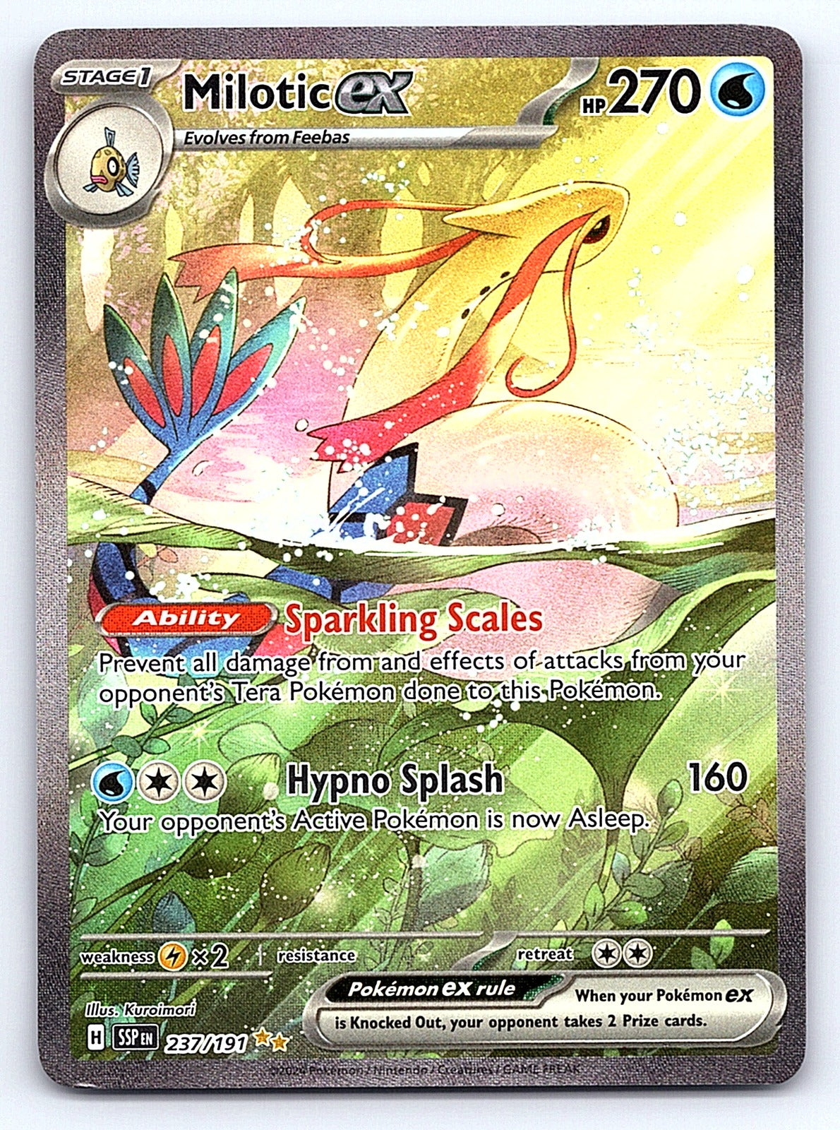 Milotic ex - 237/191 – SV08: Surging Sparks