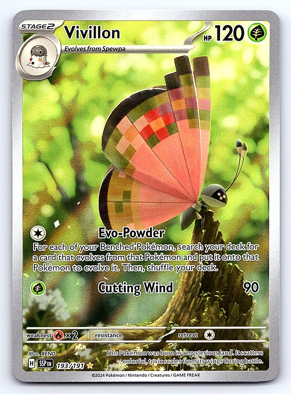 Vivillon 193/191 – SV08: Surging Sparks