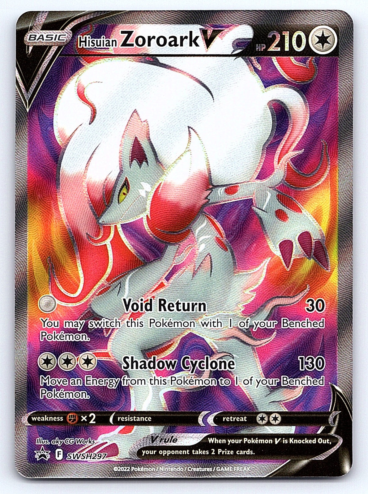 Hisuian Zoroark V SWSH297 – SWSH: Sword & Shield Promo Cards