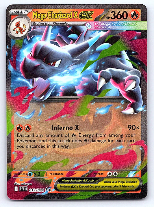 Mega Charizard X ex 013/094 – ME02: Phantasmal Flames