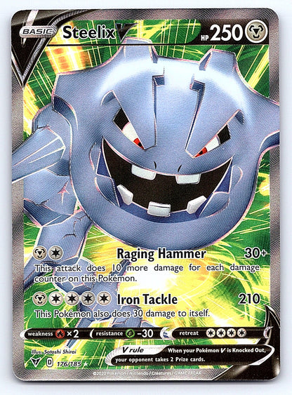 Steelix V (Full Art) 176/185 – SWSH04: Vivid Voltage