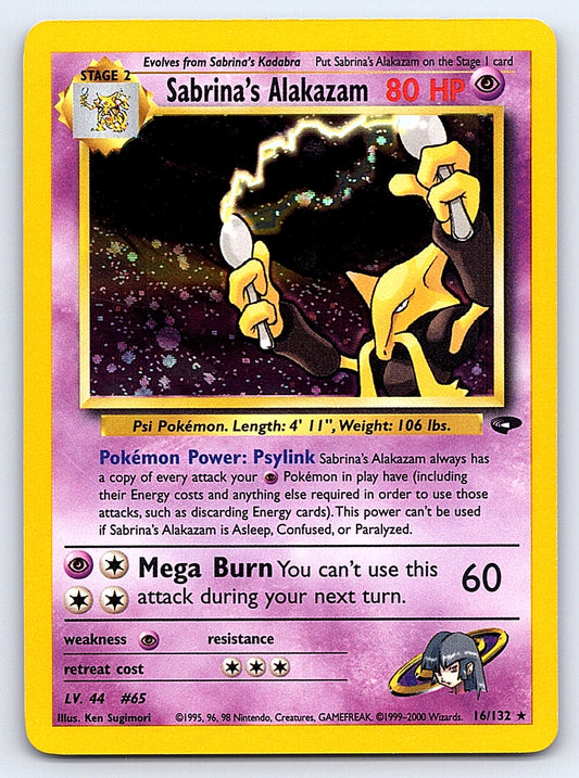 Sabrina's Alakazam 016/132 – Gym Challenge