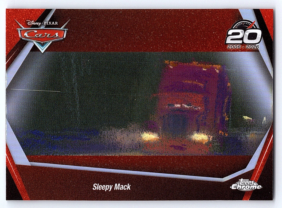 Sleepy Mack #CRS 2 Cars 20th Anniversary — Topps Chrome Disney Cars 20th Anniver