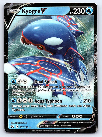 Kyogre V 037/159 – SWSH: Crown Zenith