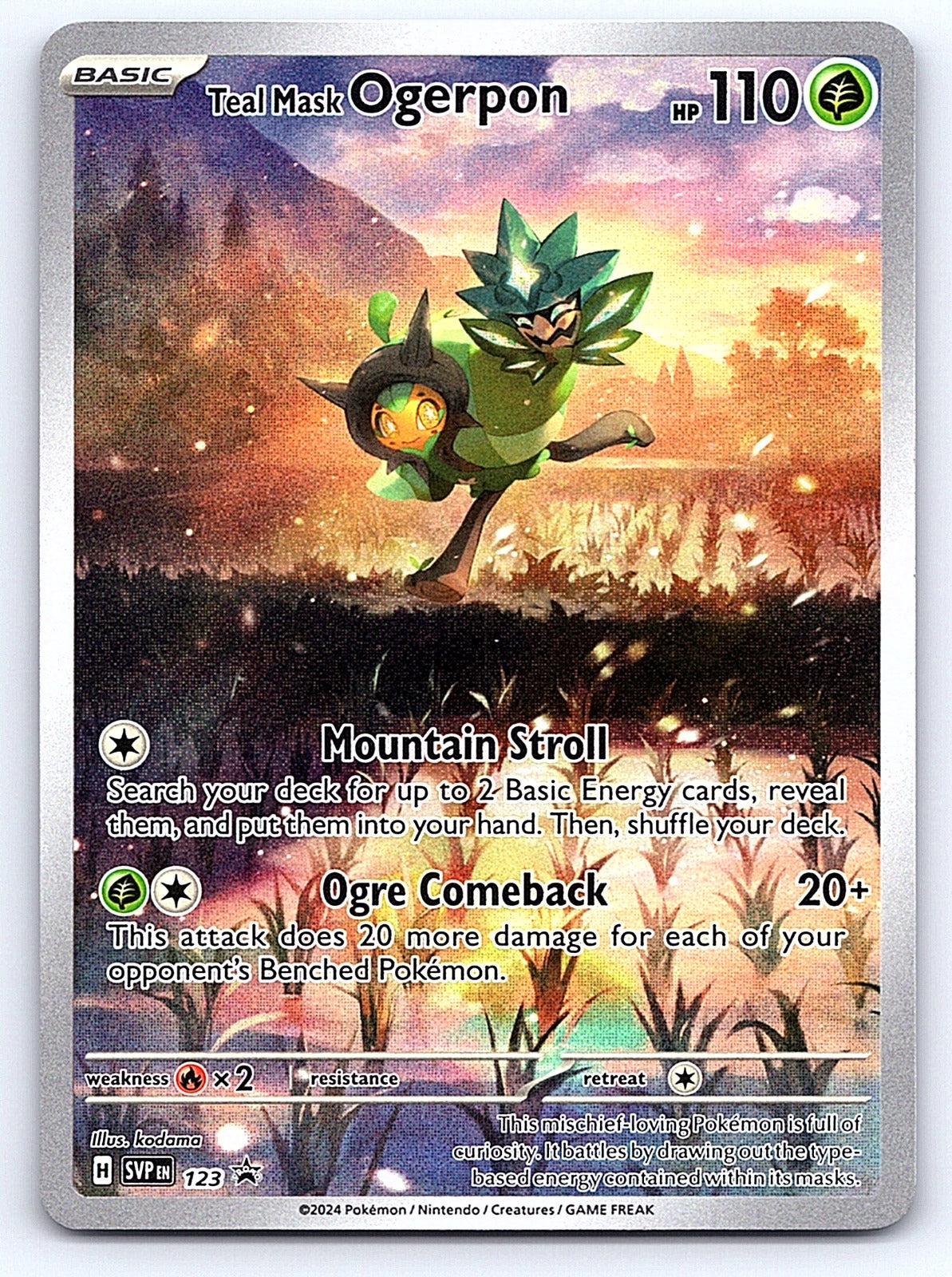 Teal Mask Ogerpon 123 – SV: Scarlet & Violet Promo Cards