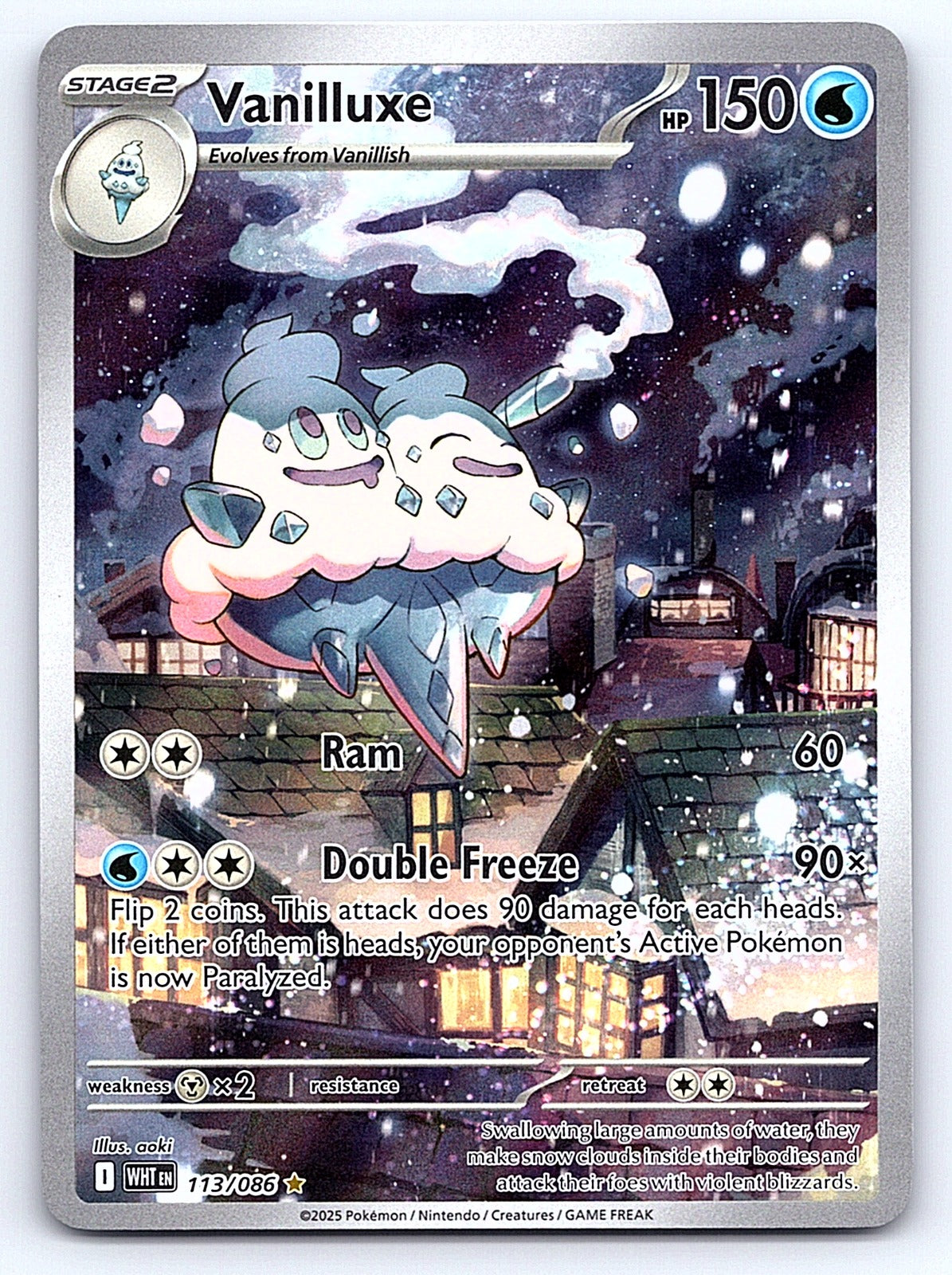 Vanilluxe 113/086 – SV: White Flare