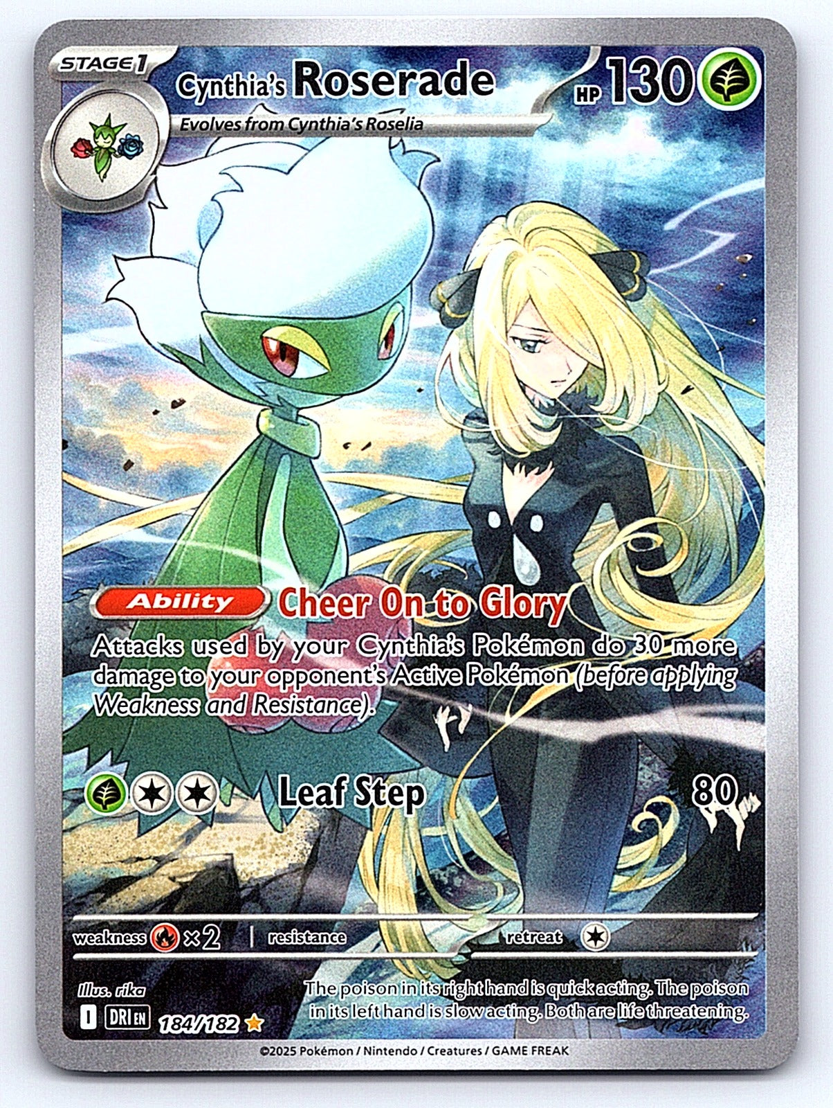 Cynthia's Roserade 184/182 – SV10: Destined Rivals