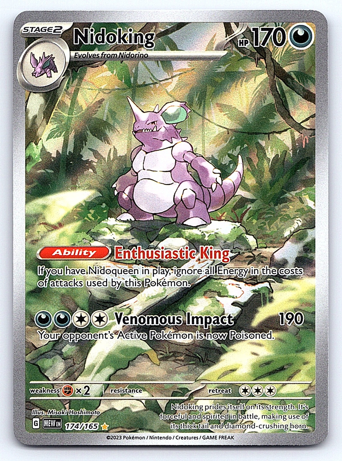 Nidoking 174/165 – SV: Scarlet & Violet 151