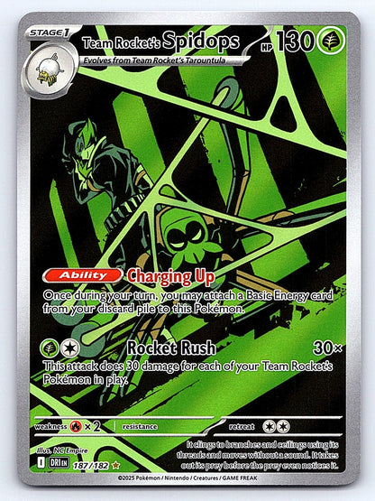 Team Rocket's Spidops 187/182 – SV10: Destined Rivals