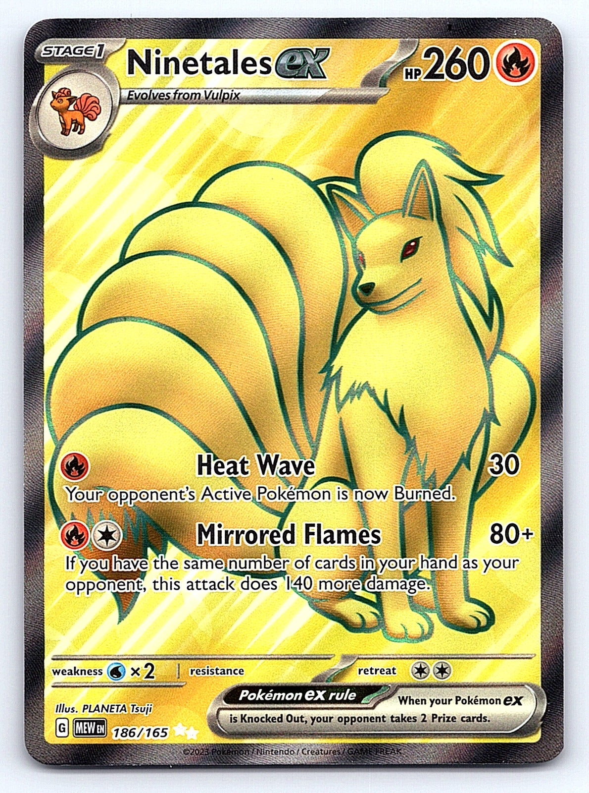 Ninetales ex 186/165 – SV: Scarlet & Violet 151