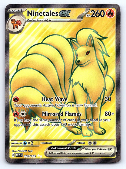 Ninetales ex 186/165 – SV: Scarlet & Violet 151