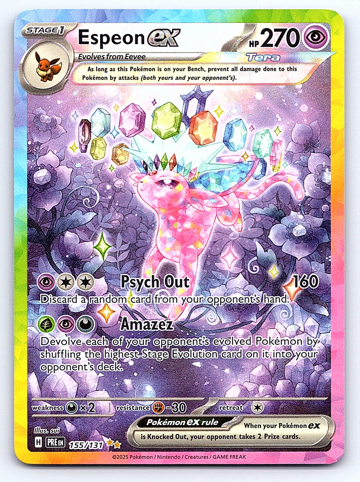 Espeon ex 155/131 – SV: Prismatic Evolutions