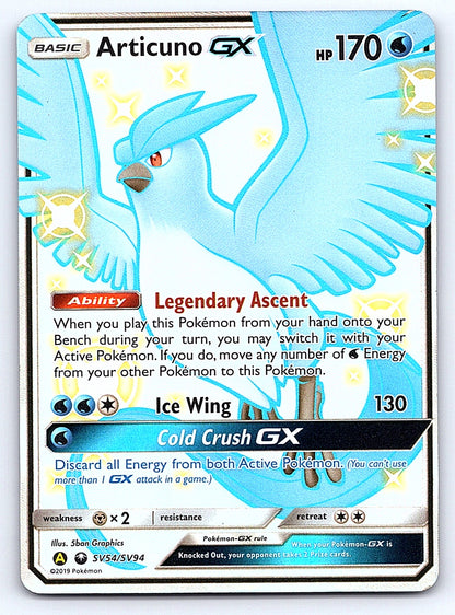 Articuno GX SV54/SV94 – Hidden Fates: Shiny Vault