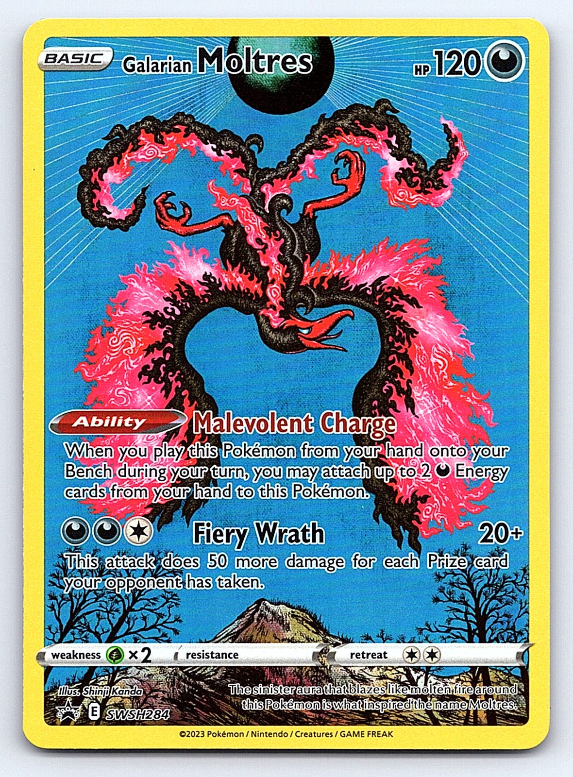 Galarian Moltres SWSH284 – SWSH: Sword & Shield Promo Cards