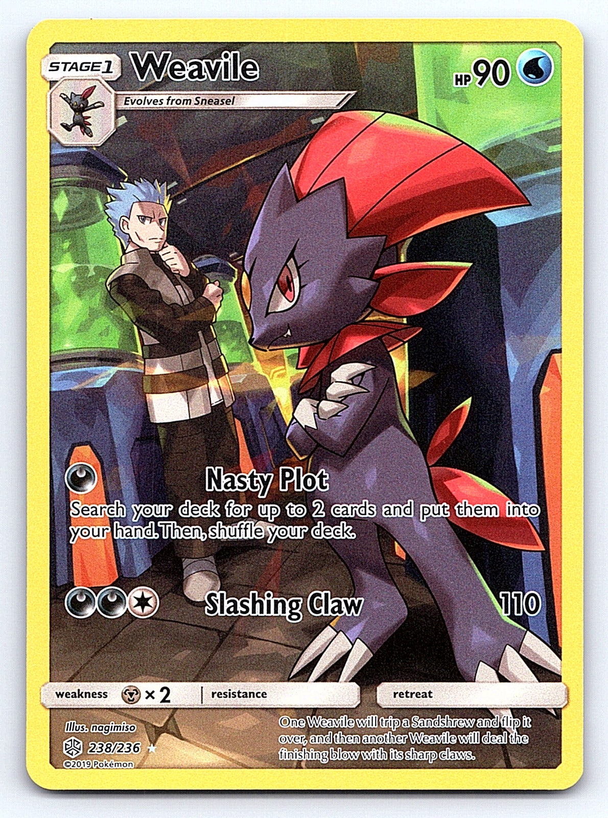Weavile (Secret) 238/236 – SM - Cosmic Eclipse