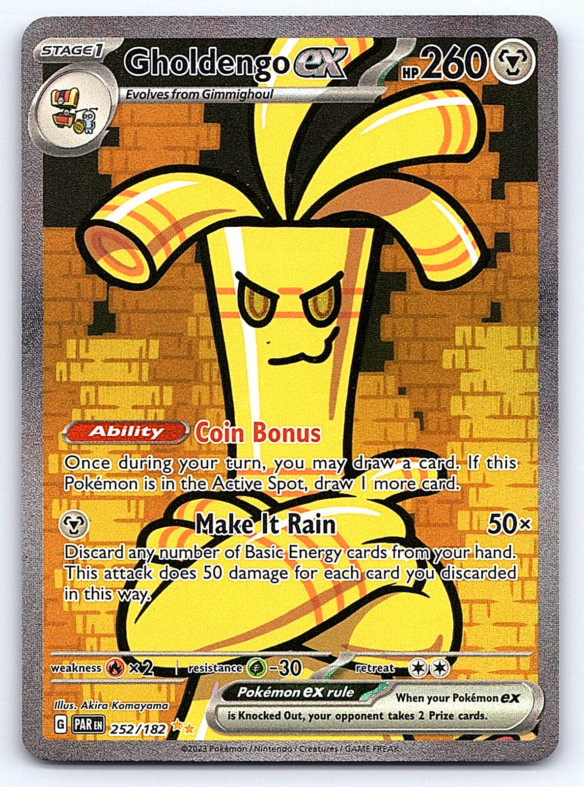 Gholdengo ex 252/182 – SV04: Paradox Rift