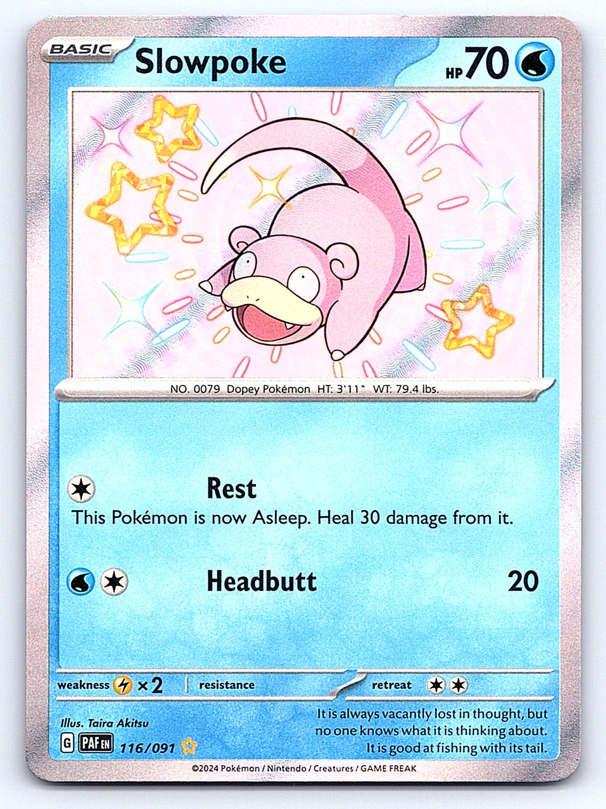 Slowpoke 116/091 – SV: Paldean Fates