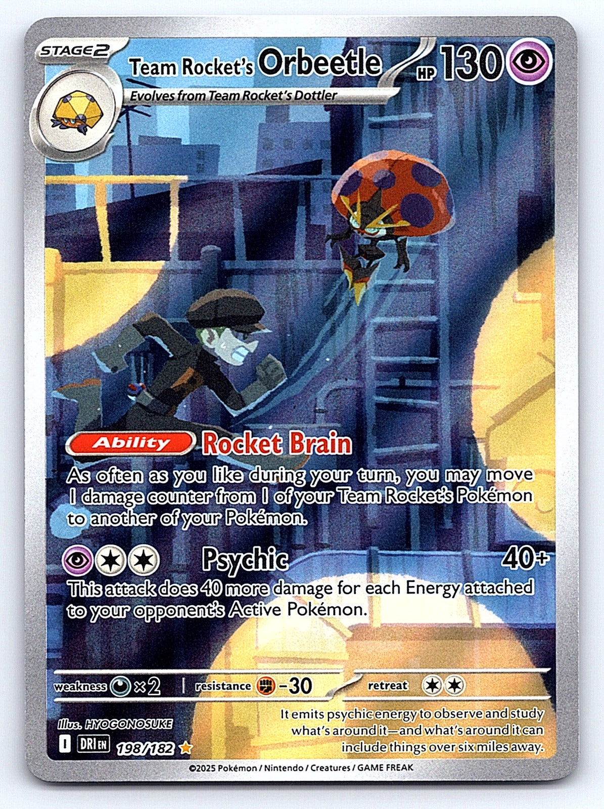 Team Rocket's Orbeetle 198/182 – SV10: Destined Rivals