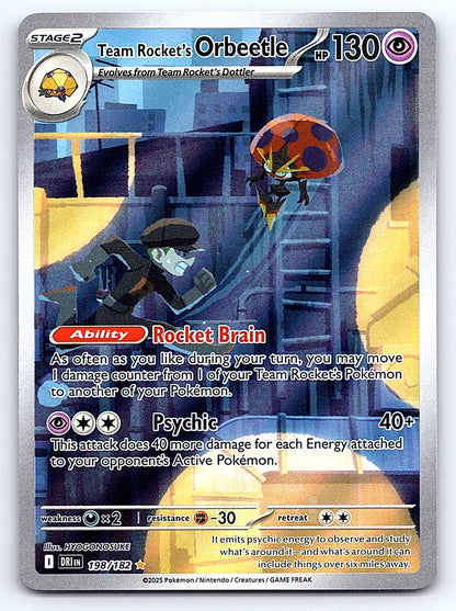 Team Rocket's Orbeetle 198/182 – SV10: Destined Rivals