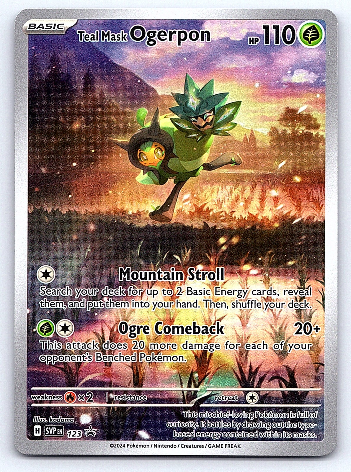 Teal Mask Ogerpon 123 – SV: Scarlet & Violet Promo Cards